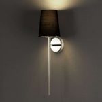 1020558 : Astro Deauville - Textil-Wandlampe, Schirm schwarz | Sehr große Auswahl Lampen und Leuchten.