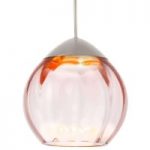 1022080 : Glas-Pendellampe Soft mit rosafarbenem Schirm 11cm | Sehr große Auswahl Lampen und Leuchten.
