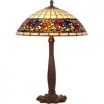 1032125 : Tischlampe Flora im Tiffanystil, unten offen, 64cm | Sehr große Auswahl Lampen und Leuchten.