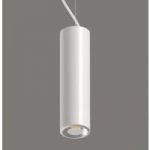 1050163 : Studio - weiße LED-Pendellampe in Zylinderform | Sehr große Auswahl Lampen und Leuchten.
