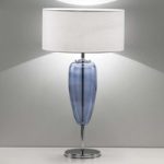1053338 : Tischlampe Show Ogiva 82 cm Glaselement blau | Sehr große Auswahl Lampen und Leuchten.