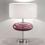 1053340 : Tischlampe Show Elisse 62 cm Glaselement pink | Sehr große Auswahl Lampen und Leuchten.