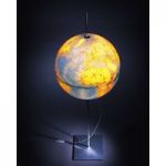 1057166 : Stehleuchte Globe Earth als Erdball, Höhe 90 cm | Sehr große Auswahl Lampen und Leuchten.