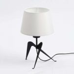 1065073 : Tischleuchte Lola mit Stoff-Schirm, schwarz-weiß | Sehr große Auswahl Lampen und Leuchten.