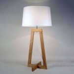 1065078 : Tischleuchte Sacha LT aus Textil und Holz | Sehr große Auswahl Lampen und Leuchten.