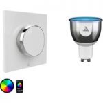 1072014 : AwoX SmartLIGHT Color LED-Lampe GU10 + SmartPEPPLE | Sehr große Auswahl Lampen und Leuchten.
