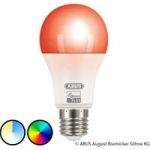 1074026 : ABUS Z-Wave E27 9,5 W LED-Lampe, RGBW | Sehr große Auswahl Lampen und Leuchten.