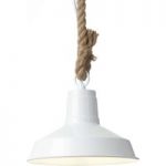 1509546 : Hängelampe Hank mit Seilaufhängung, weiß | Sehr große Auswahl Lampen und Leuchten.