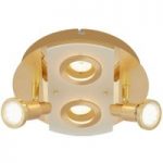 1510362 : Runde LED-Deckenleuchte Sharon in Gold | Sehr große Auswahl Lampen und Leuchten.