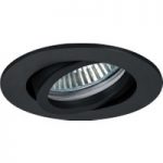 1512004 : BRUMBERG 0063 Decken-Einbaustrahler, rund, schwarz | Sehr große Auswahl Lampen und Leuchten.