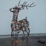 1522931 : Braune Rattanoptik - LED-Außendeko Deer, Batterie | Sehr große Auswahl Lampen und Leuchten.