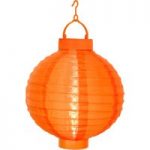 1522990 : Orangefarbener Solar-Lampion Jerrit mit LED-Licht | Sehr große Auswahl Lampen und Leuchten.