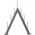 1523720 : Kerzenleuchter Circum, spitz, 7flammig, graubraun | Sehr große Auswahl Lampen und Leuchten.