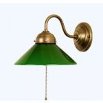 1542032 : Wandleuchte KONRAD mit grünem Glasschirm | Sehr große Auswahl Lampen und Leuchten.