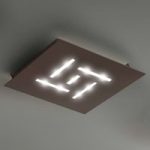 1552058 : Ultraflache LED-Deckenleuchte Pattern, braun | Sehr große Auswahl Lampen und Leuchten.
