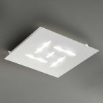 1552059 : Ultraflache LED-Deckenleuchte Pattern, weiß | Sehr große Auswahl Lampen und Leuchten.