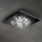 1552069 : LED-Deckenlampe Cristalli 50x50 cm schwarz | Sehr große Auswahl Lampen und Leuchten.
