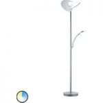 1554178 : B-Leuchten Malibu LED-Stehlampe nickel matt CCT | Sehr große Auswahl Lampen und Leuchten.