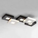 1556074 : Bopp Cubus - schwarzweiße LED-Deckenlampe, 5-fl. | Sehr große Auswahl Lampen und Leuchten.