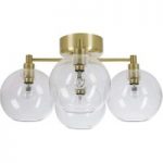 1561016 : Glas-Deckenlampe Gloria, 4-flammig, messing | Sehr große Auswahl Lampen und Leuchten.
