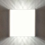 2000367 : Casablanca Box  LED-Wandlampe 10,5cm alu | Sehr große Auswahl Lampen und Leuchten.