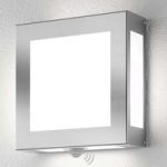 2011014 : Außenwandlampe Legendo, Edelstahl mit Sensor | Sehr große Auswahl Lampen und Leuchten.