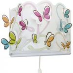 2507453 : Kinder-Wandleuchte Butterfly mit Kabel und Stecker | Sehr große Auswahl Lampen und Leuchten.