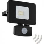 3000674 : LED-Außenstrahler Faedo 3 mit Sensor, schwarz, 10W | Sehr große Auswahl Lampen und Leuchten.