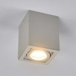 3023036 : Aluminium-Deckenstrahler LIGHT BOX 1 grau | Sehr große Auswahl Lampen und Leuchten.