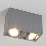 3023038 : 2-flammiger Deckenstrahler LIGHT BOX 2 grau | Sehr große Auswahl Lampen und Leuchten.