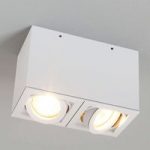 3023039 : 2-flammiger Deckenstrahler LIGHT BOX 2 weiß | Sehr große Auswahl Lampen und Leuchten.