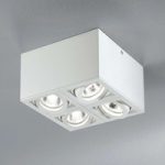 3023054 : Vierfacher Deckenstrahler Light Box Q4, weiß | Sehr große Auswahl Lampen und Leuchten.