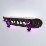 3025368 : Skateboard-LED-Wandleuchte Easy Cruiser Black | Sehr große Auswahl Lampen und Leuchten.