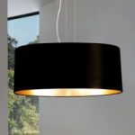 3031696 : Textil-Hängeleuchte Lecio, 53 cm, schwarz | Sehr große Auswahl Lampen und Leuchten.