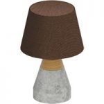 3031819 : Textil-Tischlampe Tarega mit Betonfuß | Sehr große Auswahl Lampen und Leuchten.