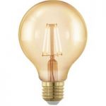 3032259 : LED-Globe E27 G80 4W Filament 1.700K gold, dimmbar | Sehr große Auswahl Lampen und Leuchten.