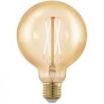 3032260 : LED-Globelampe E27 G95 4W 1.700K gold, dimmbar | Sehr große Auswahl Lampen und Leuchten.