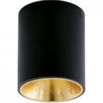 3032287 : LED-Deckenlampe Polasso rund, schwarz-gold | Sehr große Auswahl Lampen und Leuchten.