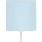 3032306 : Stehlampe Pasteri-P, weiß, Textilschirm hellblau | Sehr große Auswahl Lampen und Leuchten.