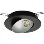 3032481 : LED-Einbaustrahler Ronzano 1 schwarz-silber | Sehr große Auswahl Lampen und Leuchten.