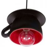 3046277 : Keramik-Hängeleuchte S181 RSS schwarz matt/rot | Sehr große Auswahl Lampen und Leuchten.