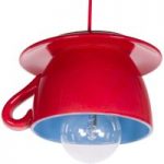3046278 : Keramik-Hängeleuchte S182, rot/himmelblau | Sehr große Auswahl Lampen und Leuchten.
