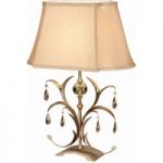 3048363 : Glasverzierte Textil-Tischleuchte Lily | Sehr große Auswahl Lampen und Leuchten.