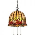3048455 : Floral gestaltete Tiffany-Pendelleuchte Rosecliffe | Sehr große Auswahl Lampen und Leuchten.