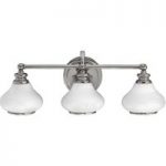 3048865 : Chromfarbene Opalglas-Wandlampe Ainsley fürs Bad | Sehr große Auswahl Lampen und Leuchten.