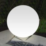 3050038 : Ideale Kugelleuchte Snowball weiß Edelstahlfuß 60 | Sehr große Auswahl Lampen und Leuchten.