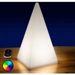 3050192 : Akkubetriebene RGB-LED-Pyramide, 54 cm | Sehr große Auswahl Lampen und Leuchten.
