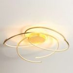 3051091 : Escale Space - LED-Deckenlampe, 80 cm, Blattgold | Sehr große Auswahl Lampen und Leuchten.