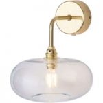 3064063 : EBB & FLOW Horizon Arm-Wandlampe gold/klar Ø 21 cm | Sehr große Auswahl Lampen und Leuchten.