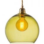 3064072 : EBB & FLOW Rowan Hängelampe gold/olivgrün Ø 22cm | Sehr große Auswahl Lampen und Leuchten.